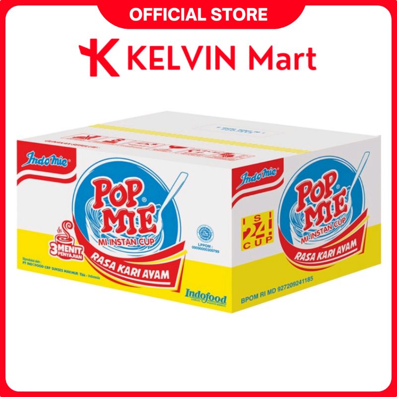 Jual Pop Mie Mi Instan Kari Ayam Cup G X Pcs Kelvin Mart