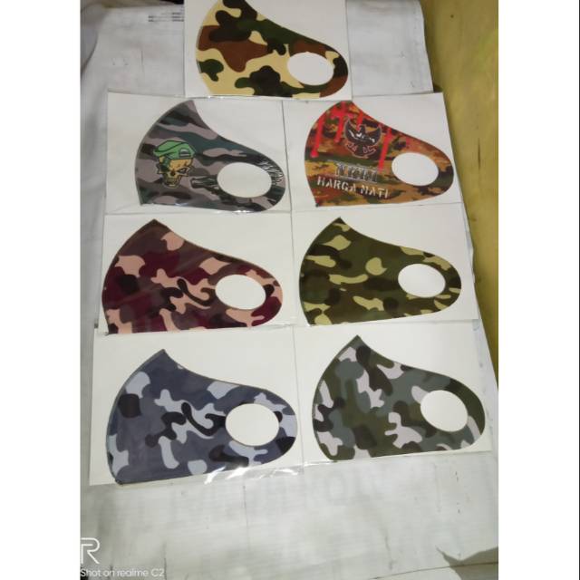 Masker scuba loreng/masker scuba tebal/masker scuba