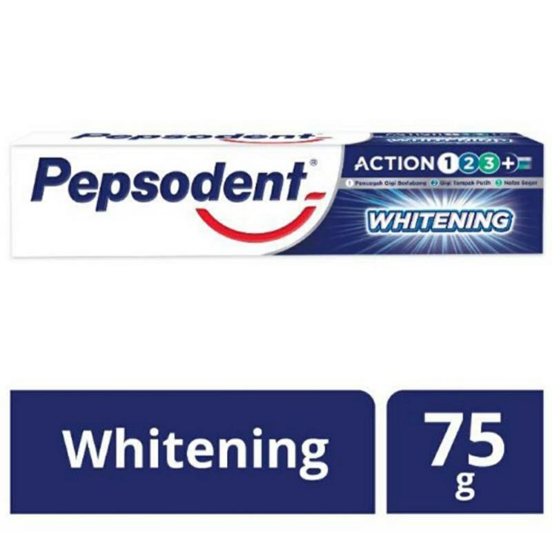 pepsodent whitening action 123 75gr