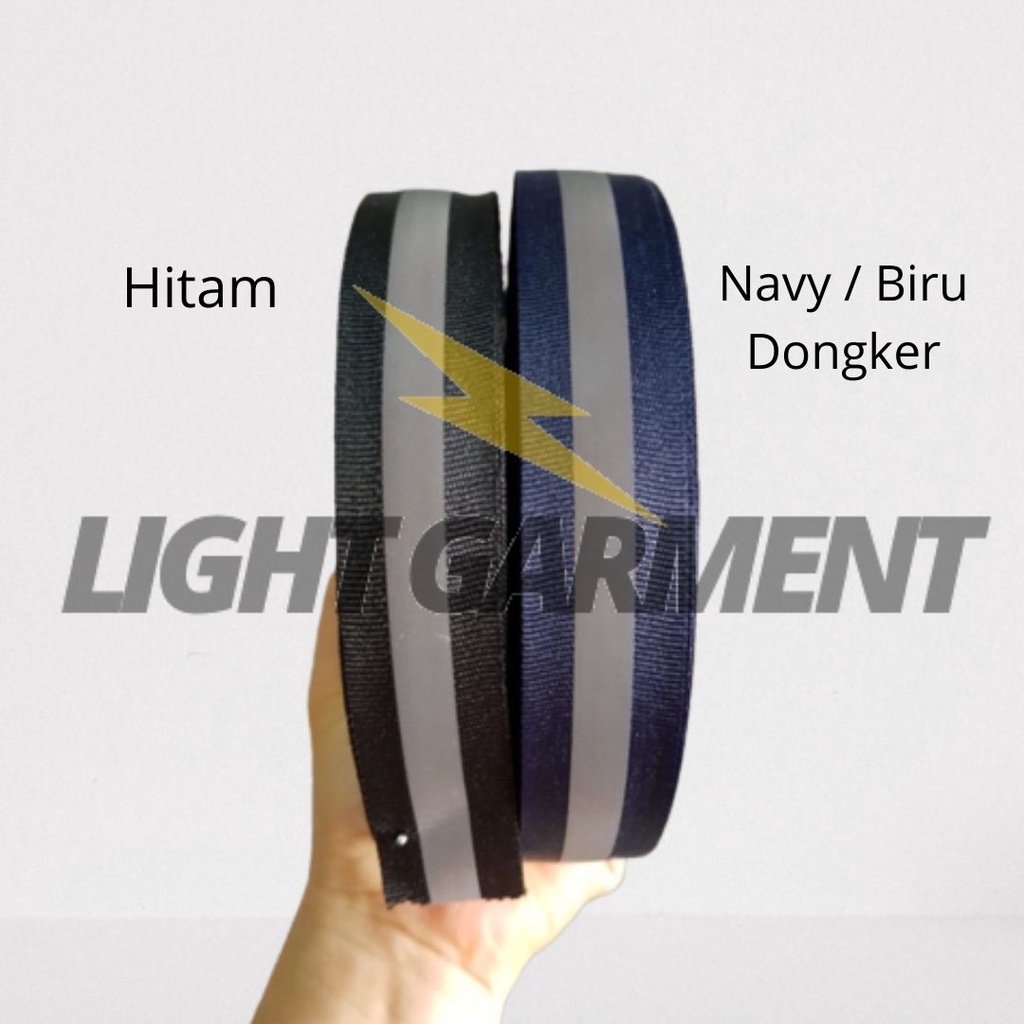 Pita Scotlight GRADE A Kombinasi Warna / Scotchlite Skotlet Reflektif Mix 2,5 cm isi 50 meter / Reflektor Baju Safety Pemantul Cahaya