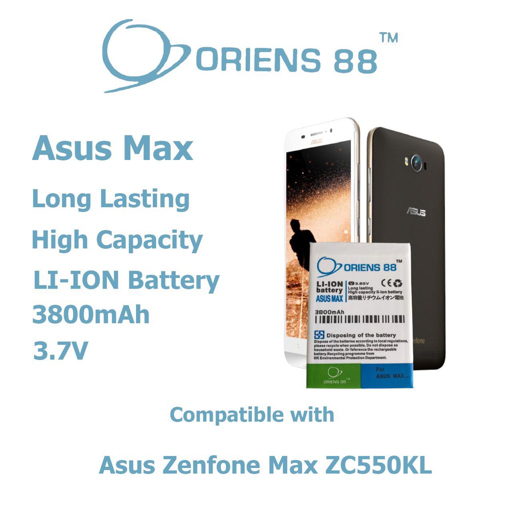 Baterai Batre Battery Double Power OR88 Asus Zenfone Max ZC550KL C11P1508