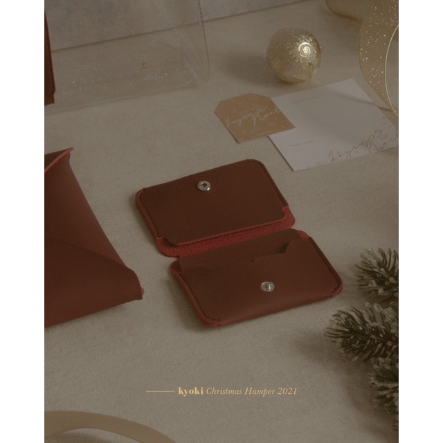 Vegan Leather Card Wallet - Kyoki Christmas Specials