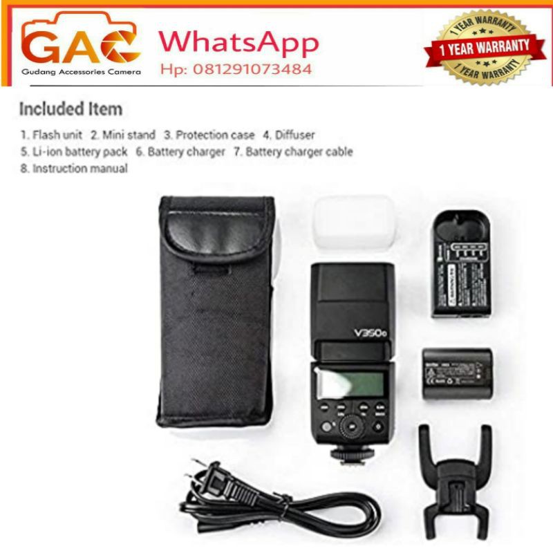 flash GODOX V350 Canon V-350c batrey lithium