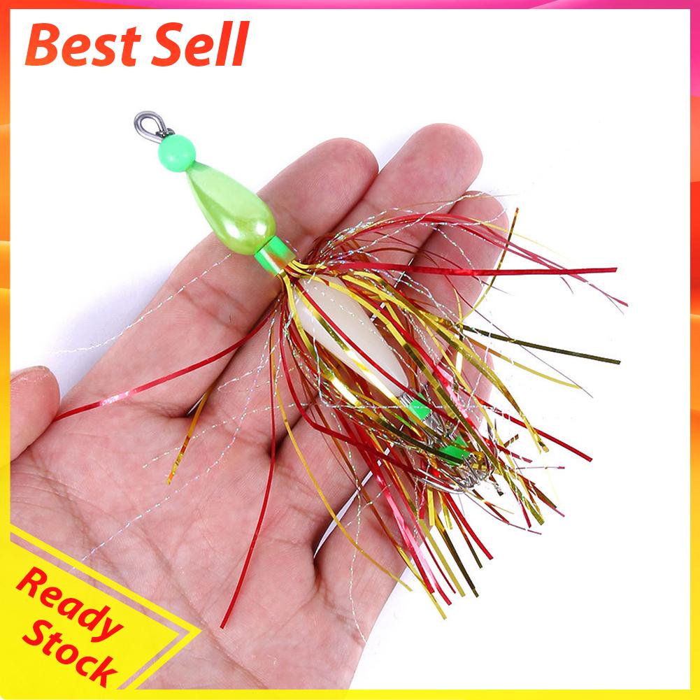 Umpan Pancing Bentuk Udang / Cumi-Cumi Imitasi Luminous 10cm 8.7g