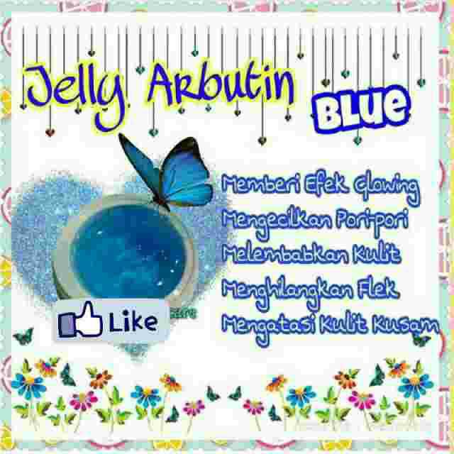 CREAM JELLY GLOWING ARBUTIN  BLUE / JELLY GLOW / JELLY ARBUTIN GLOWING