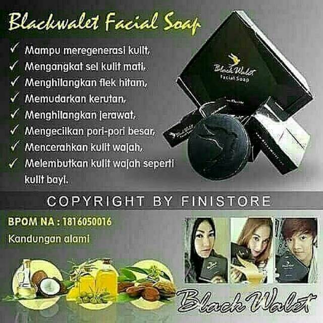 

Black WALET soap