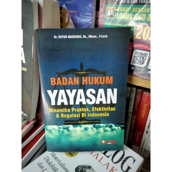 buku badan hukum yayasan.