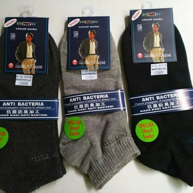 Kaos kaki Biofootsil anti bakteria