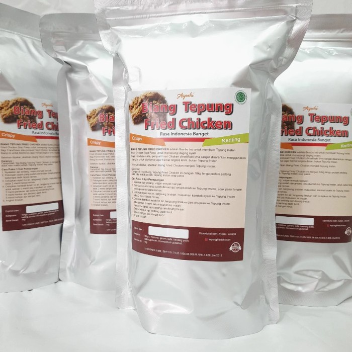 

PROMO [COD] Biang Tepung Fried Chicken 1kg Premium Rasa Indonesia