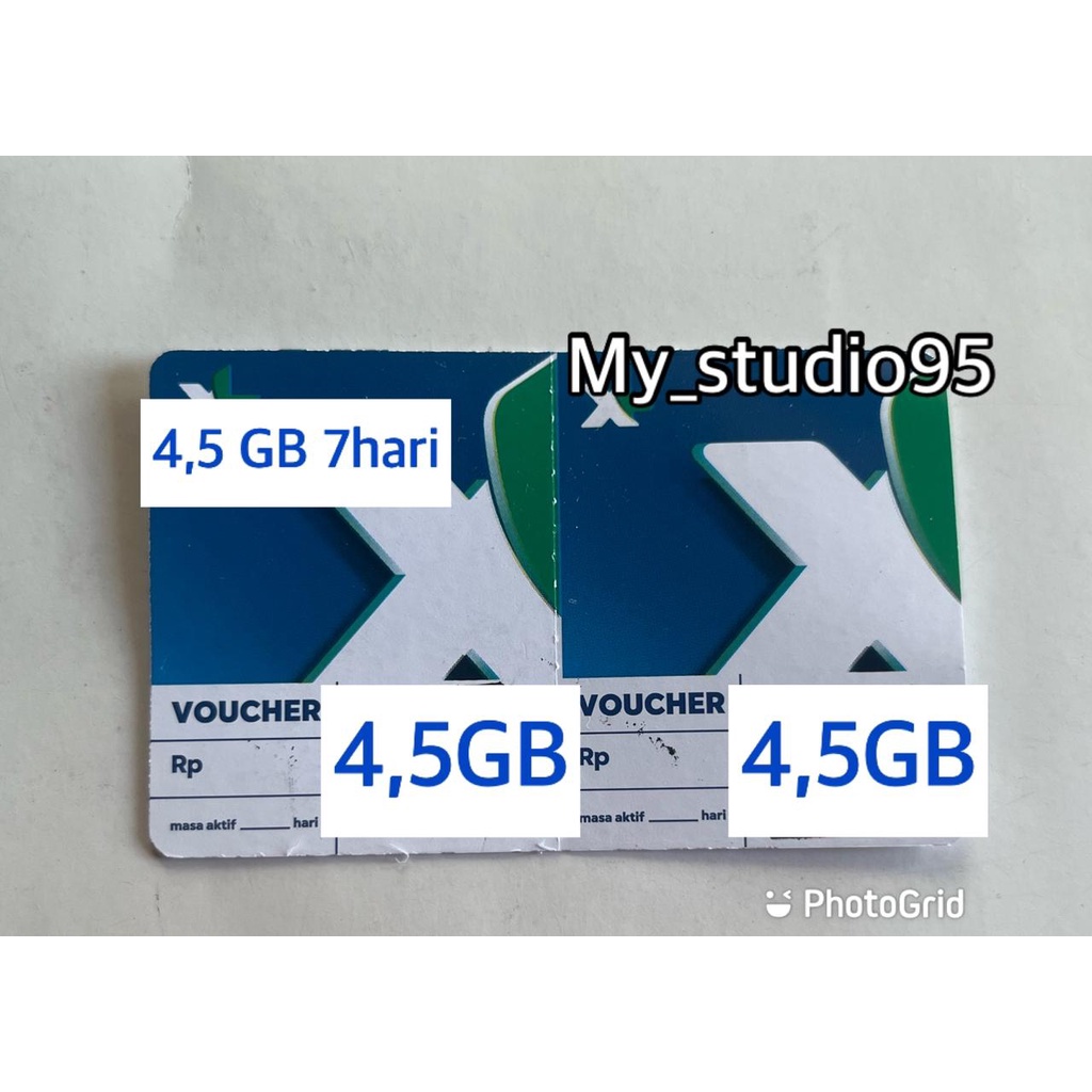 Voucher XL Hotrod 4.5GB 7 hari