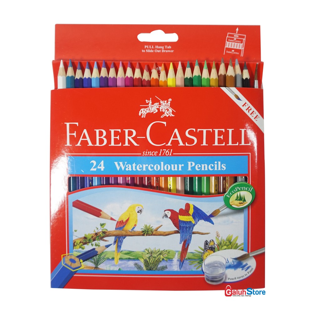 

Faber Castell Pensil Warna Watercolour 24 Warna