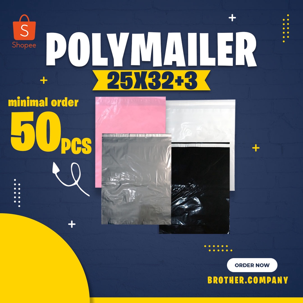 Plastik Polymailer 25X32+3(Min order 50 pcs),,Plastik Packing Olshop,Plastik Packaging Sepatu,Jacket