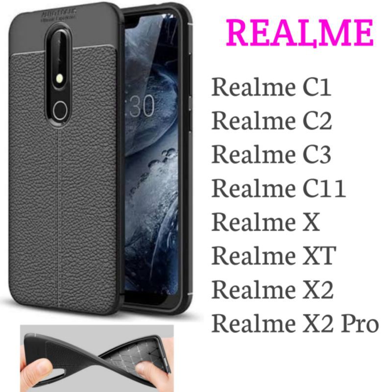 Realme C3 C2 C1 C11 X XT X2 Pro Softcase Autofocus Silicon Case Kulit Jeruk Casing