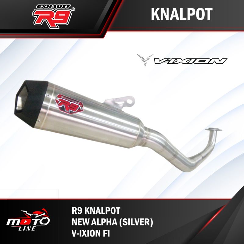 KNALPOT R9 NEW ALPHA VIXION NEW FI