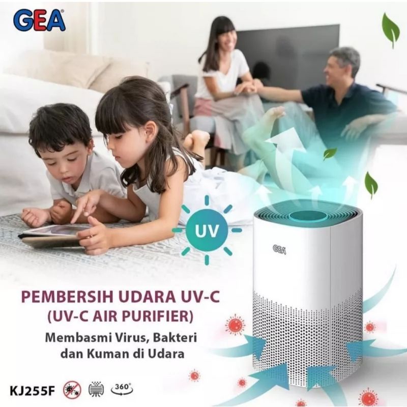 GEA Air Purifier KJ255F UV-C Air Purifier Coverage 30m²