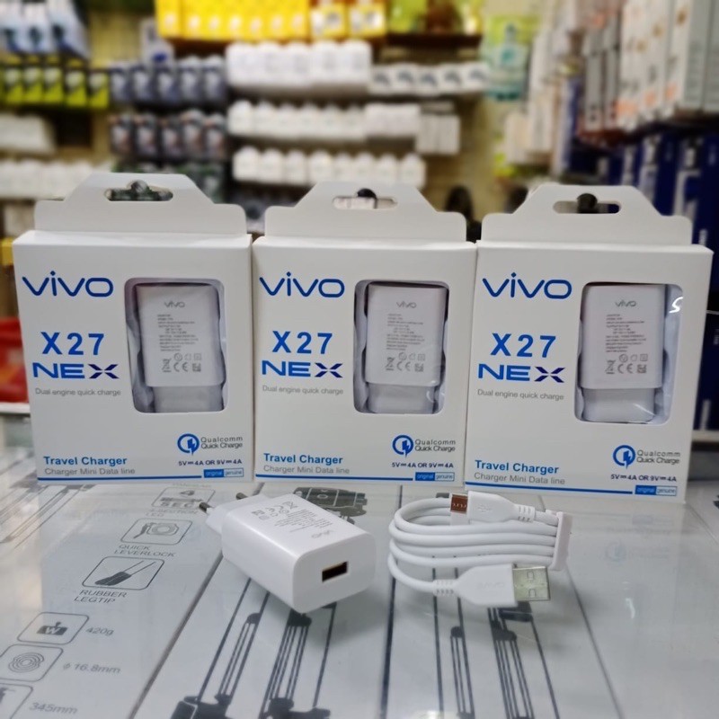 CHARGER VIVO ORIGINAL 100% DUAL ENGINE FAST CHARGING QUALCOMM QC 3.0 BAGUS