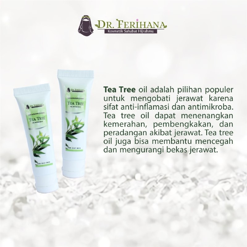 MASKER WAJAH - FACE MASK TEA TREE PEEL OFF GEL DR. FERIHANA SCINCARE