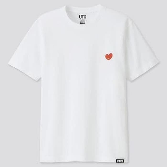 T-SHIRT / Kaos UT Uni Glo BT21 Love LINE Original Authentic