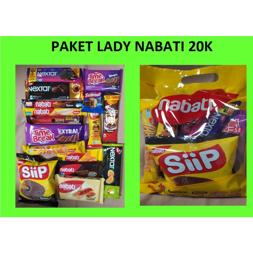 

COD Snack ulang tahun snack lebaran snack maulid paket nabati dengan minuman 20k