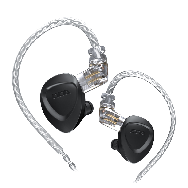 Cca Ckx 1d + 6ba Headset Earphone In-Ear Hybrid Driver Hifi Noise Canceling Untuk Sport / Gaming