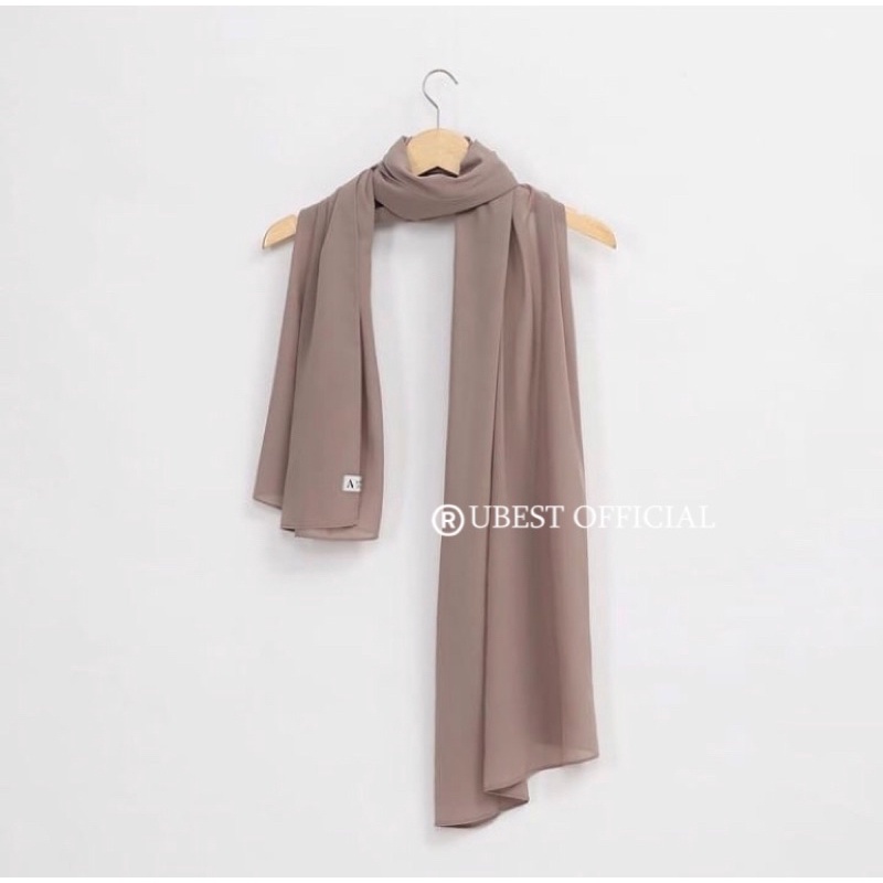 TERMURAH 8.8 Pashmina Ceruty Babydoll Premium / 180 x 75cm / Pashmina Ceruty / Pashmina Polos / Hijab Pashmina AR-RAHMAN