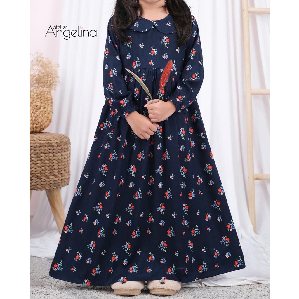 DRESS ANAK BY ATELIER ANGELINA | LITTLE SARAH LIL FRANGI | ORIGINAL BRAND FROM ATELIER ANGELINA