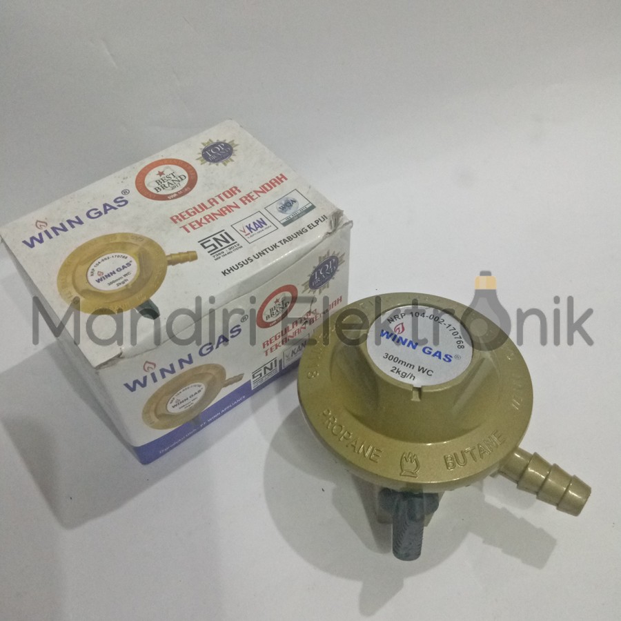 Winn Gas Regulator Gas Non Meter Low Pressure Tekanan Rendah W-118 NM