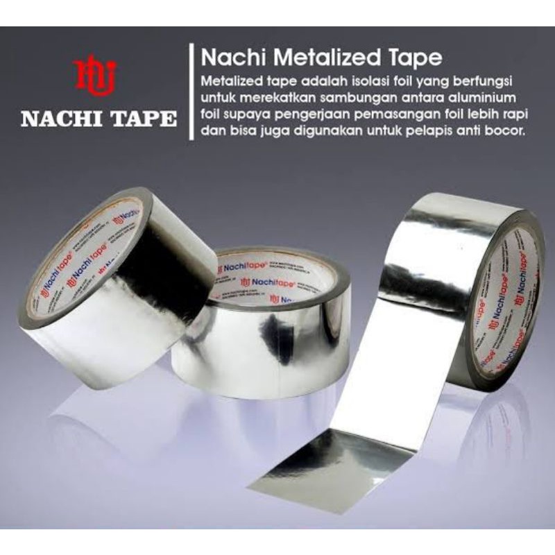 

Metalized tape / Isolasi AC Nachitape 48mmx40yard