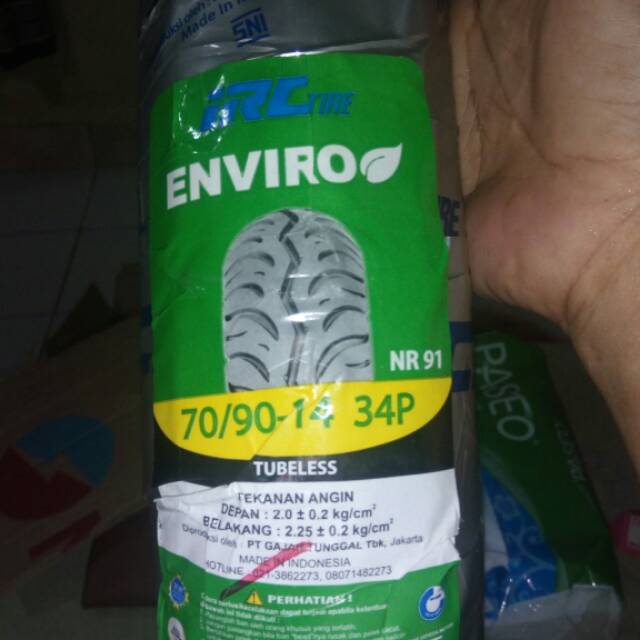 Ban tubeless enviro