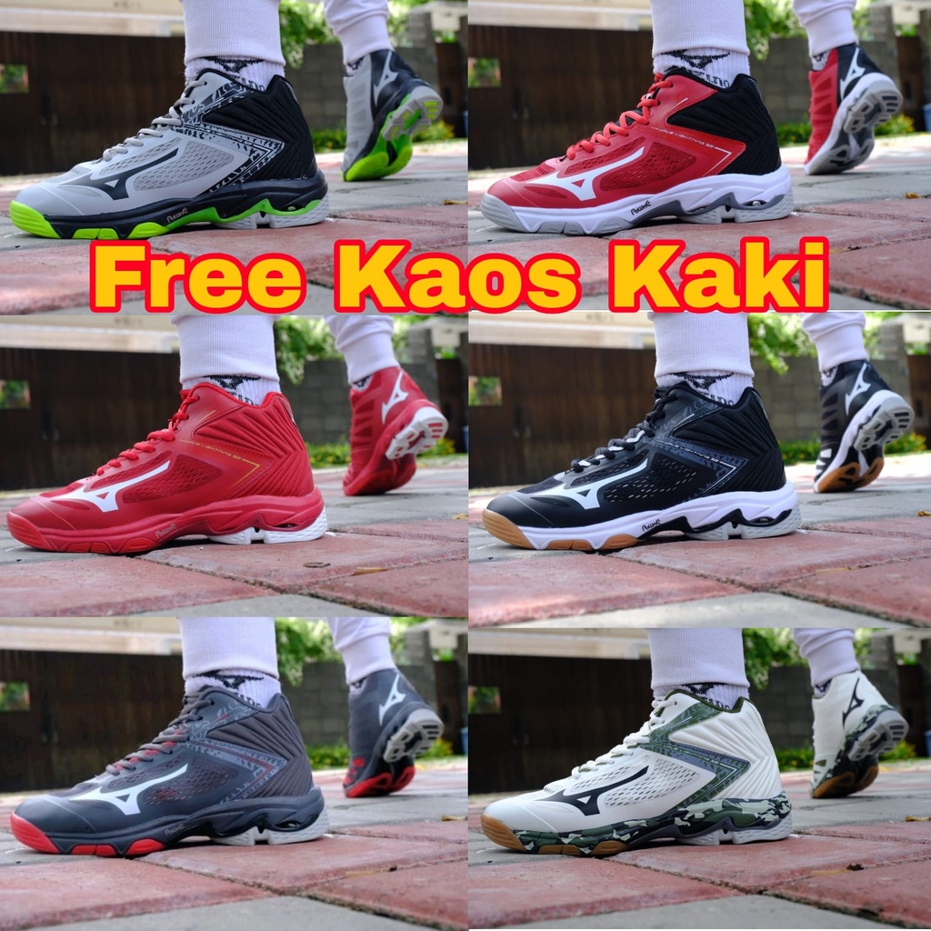 Sepatu Pria Sepatu Badminton Sepatu Voli Pria Sepatu Voli Mizuno Sepatu Voli Mizuno Wlz5 Sepatu Voli