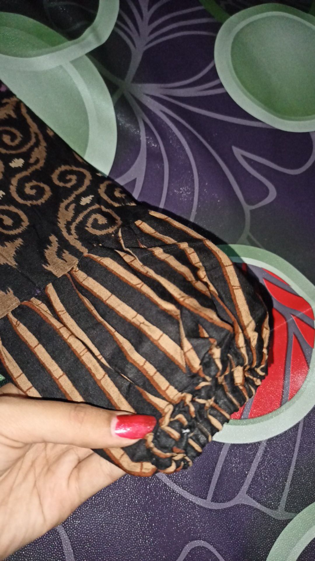 Ms Gamis Batik Maxi Super Jumbo Ld 110