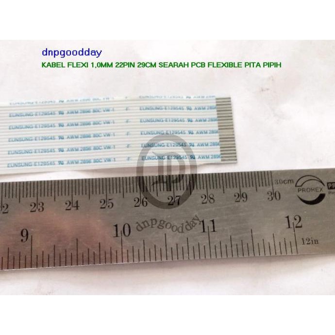 

Kabel Flexi 1,0Mm 22Pin 29Cm Searah Pcb Flexible Pita Pipih Dnpgood11 Dijamin
