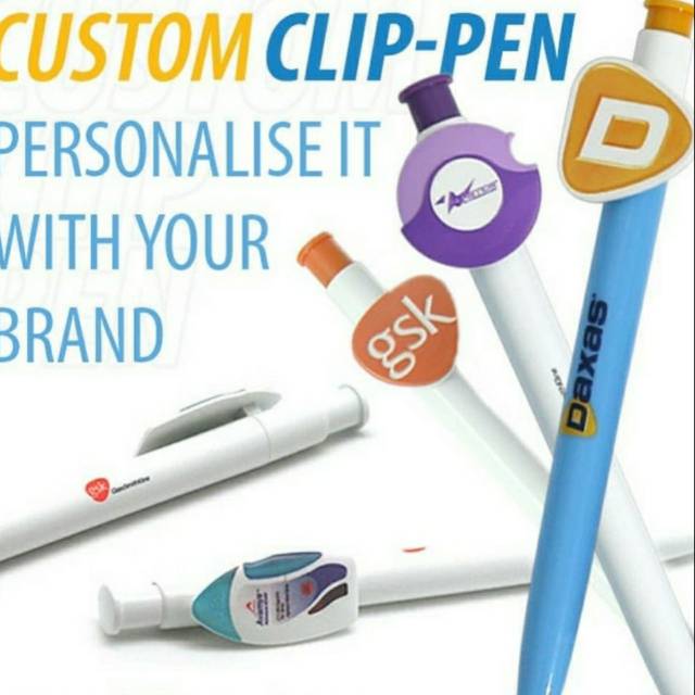 

pen klip custom promosi segala bentuk