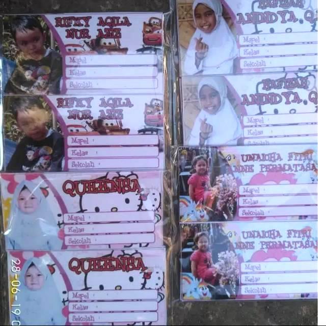 

READY!!!! BISA COD STICKER LABEL KARAKTER ISI 24PCS NAMA,KELAS,MATA PELAJARAN STIKER BISA DITULISI 5