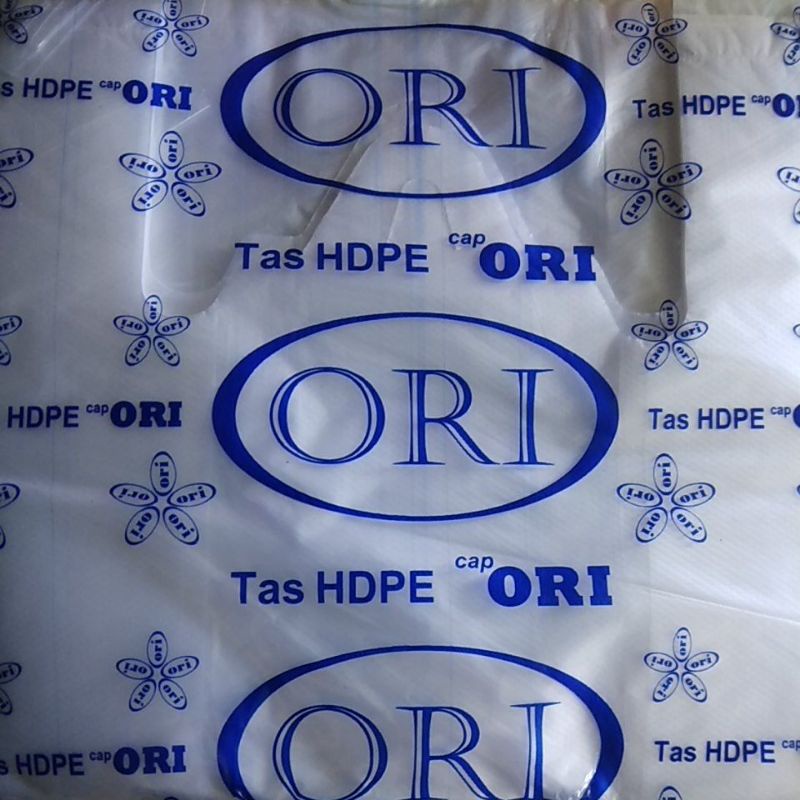 tas HDPE cap ORI warna putih