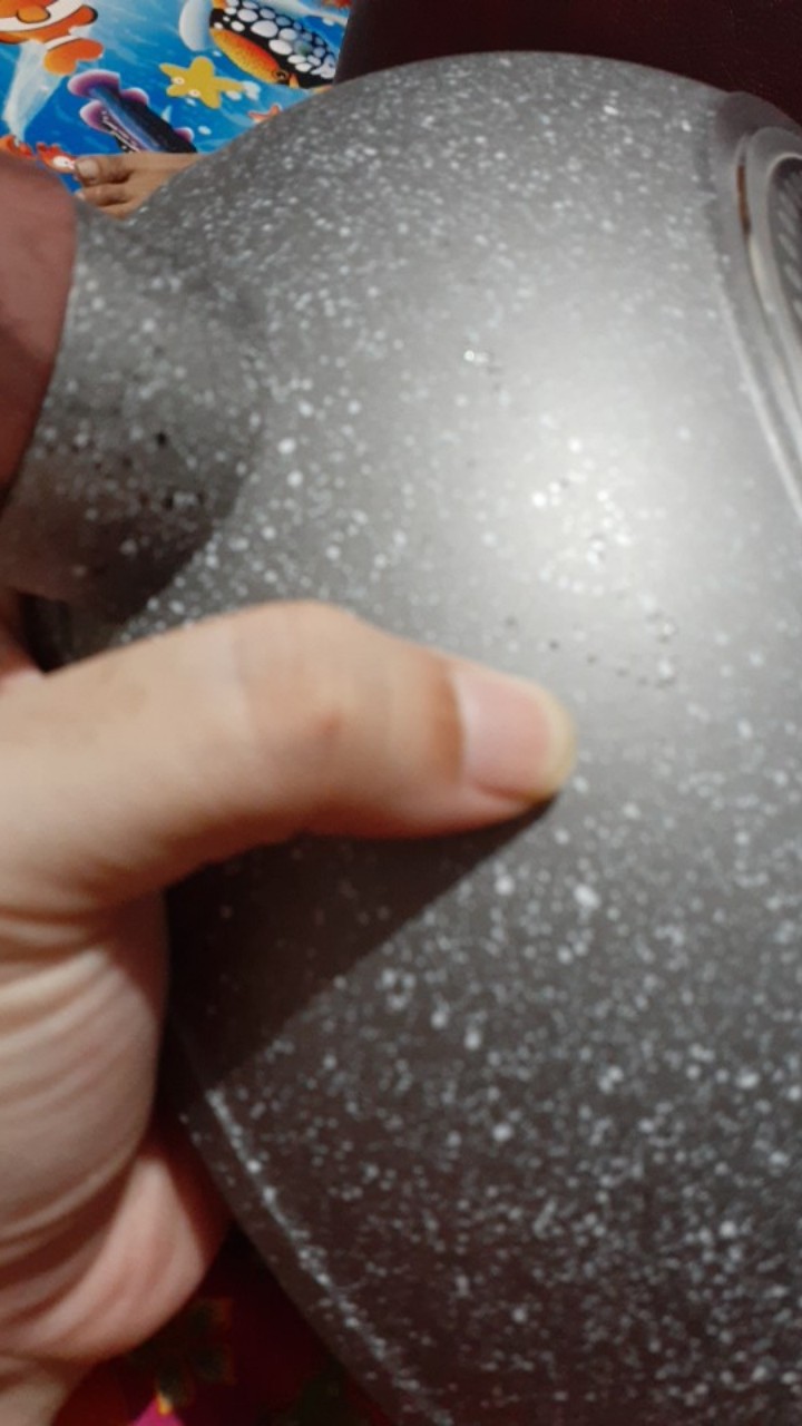 Cypruz Fry Wok / Wajan Penggorengan Marble Gg Kayu 28 Cm