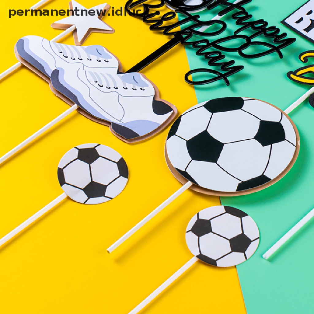 Topper Kue Desain Sepak Bola Untuk Dekorasi