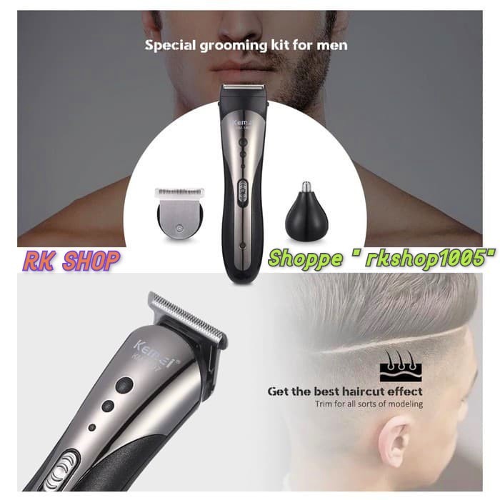 ALAT CUKUR KEMEI 1407 ORIGINAL HAIR clipper 3 in 1 RAMBUT KUMIS DLL