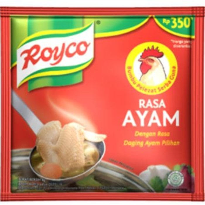 

Royco Ayam Sachet 9gr per renceng isi 12 sachet