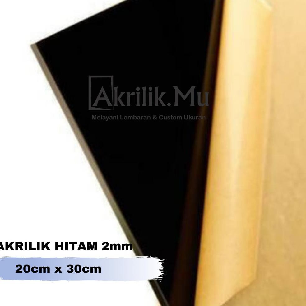 [VIP] Lembaran Akrilik Hitam, Acrylic Sheet Black 2mm