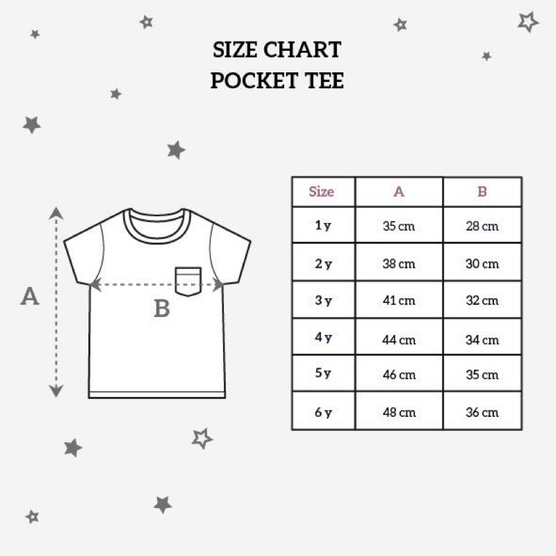 Castle - Little Palmerhaus New Color Pocket Tee 1-6 Tahun / Kaos Oblong Bayi &amp; Anak