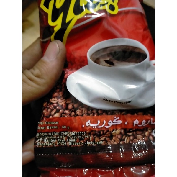 

KOPI YA MERAH 60GR ISI 10 SACHET ,PER RENTENG