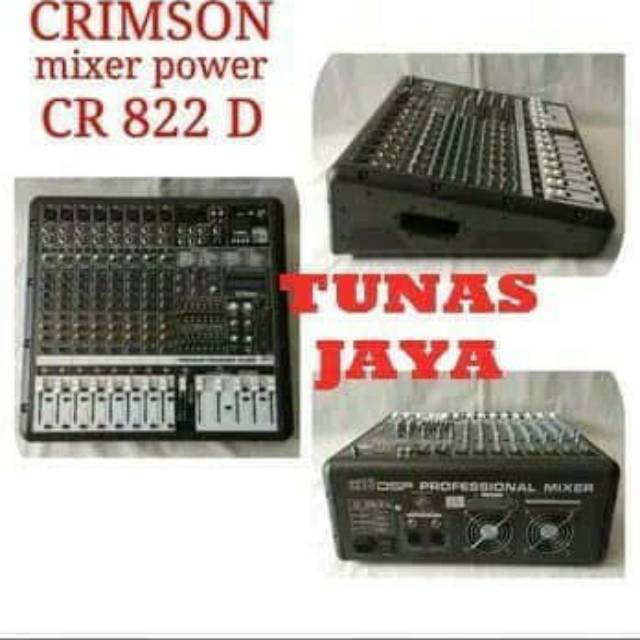 POWER MIXER CRIMSON 8CHANNEL CR 288D