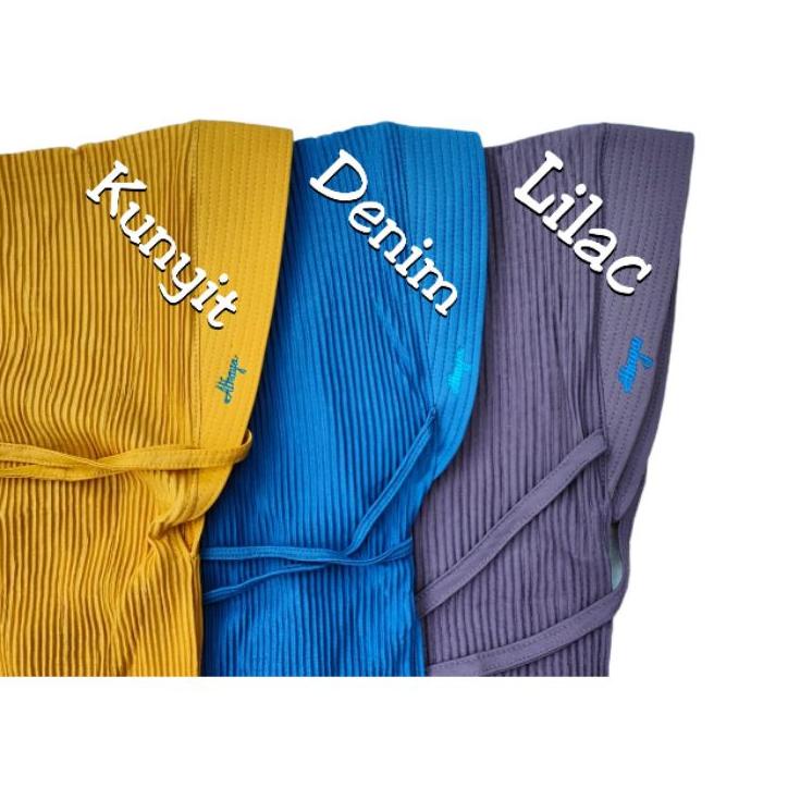 Hot Sale ATHAYA BERGO PET PLISKET••Hijab bergo plisket••Plisket lidi