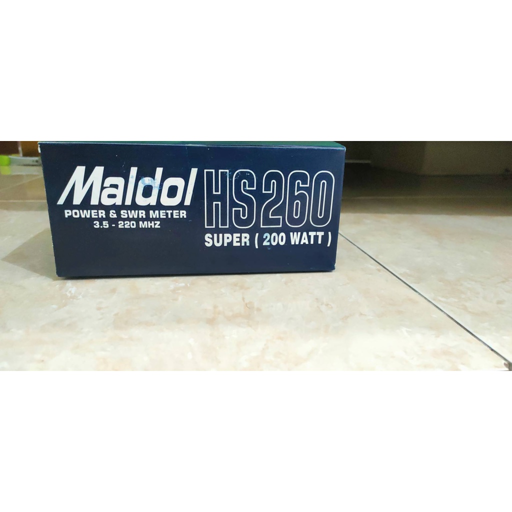SWR POWER METER MALDOL HS-260 200 Watt MALDOL HS260