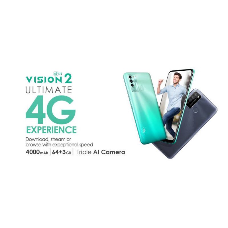 Itel vision 2 ram 3/64 garansi resmi infinix indonesia 1 tahun