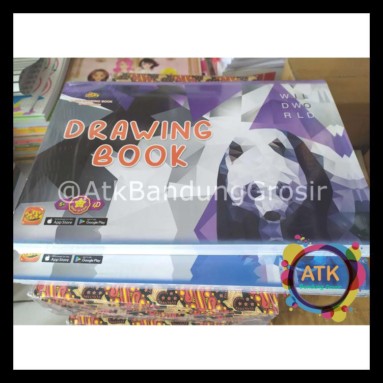 

Buku Gambar A4 Kiky 4D Magic Drawing Book Animation 4D Grosir Murah Terbaik
