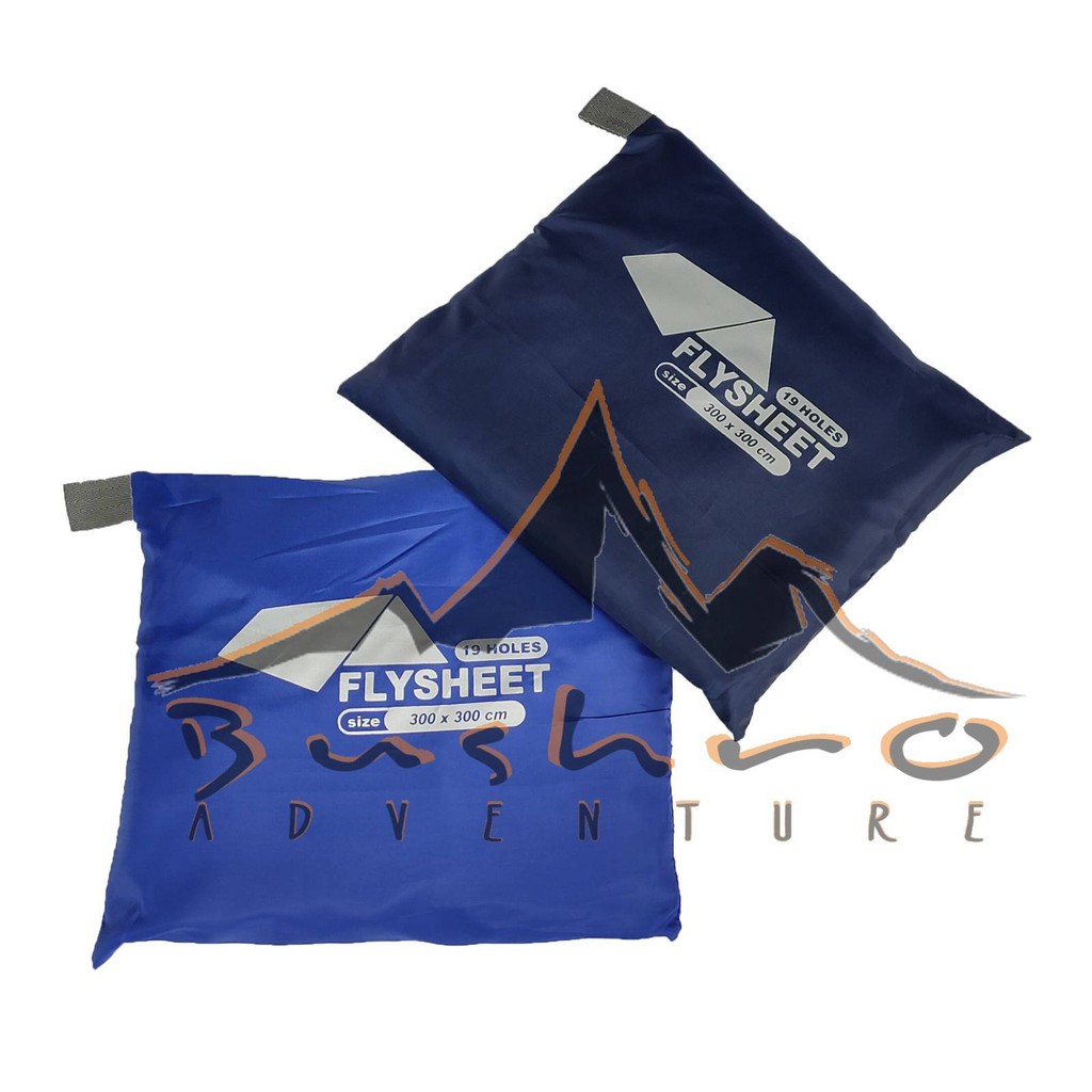 Flysheet tenda 3x3m