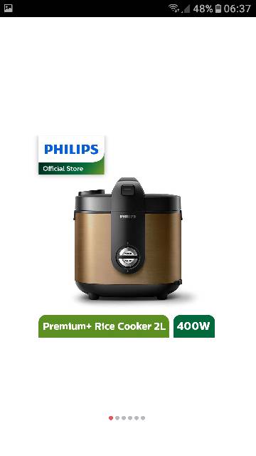 Philips HD3138 Magic Com Rice Cooker 2 L . Body Stainless . Baru &amp; Bergaransi