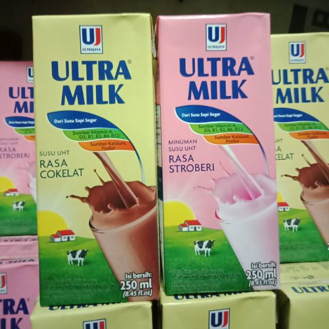 

Susu Ultra Milk 250 Ml Coklat | Stroberi Isi 24 / KARTON